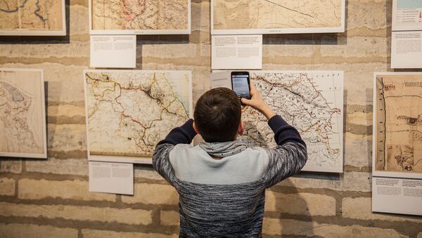 Фрагмент экспозиции Исторические карты Армении (18 марта 2018). Таллин, Эстония - Sputnik Армения