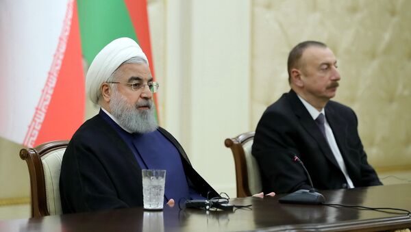 Официальный визит Президента Ирана в Азербайджан (28 марта 2018). Баку - Sputnik Армения
