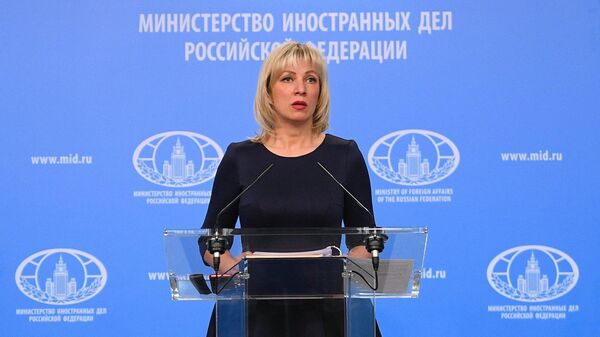Брифинг официального представителя МИД РФ Марии Захаровой (29 марта 2018). Москва - Sputnik Армения
