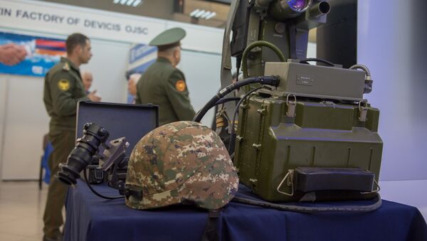 Выставка оборонных технологий ArmHiTec 2018 в Ереване оружие - Sputnik Армения