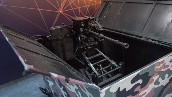 Дистанционный пулемет на выставке оборонных технологий ArmHiTec 2018 в Ереване - Sputnik Армения