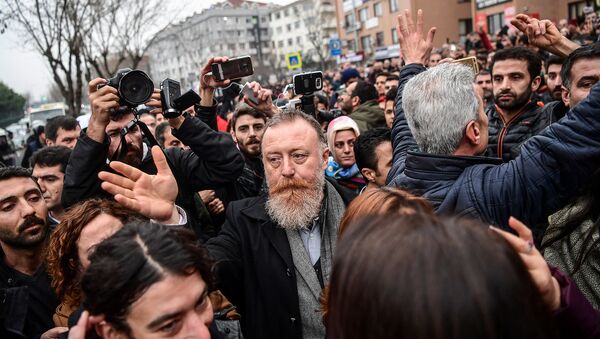 Акция турецких курдов (12 января 2018). Стамбул, Турция  - Sputnik Արմենիա