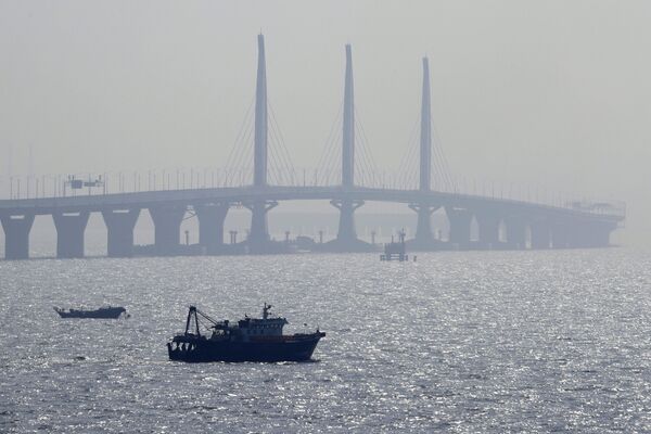 Աշխարհի ամենաերկար ծովային կամուրջը համարվում էր Չինաստանի արևելքում գտնվող Խանչժոուի ծոցով անցնող 36 կիլոմետրանոց մայրուղին։ - Sputnik Արմենիա