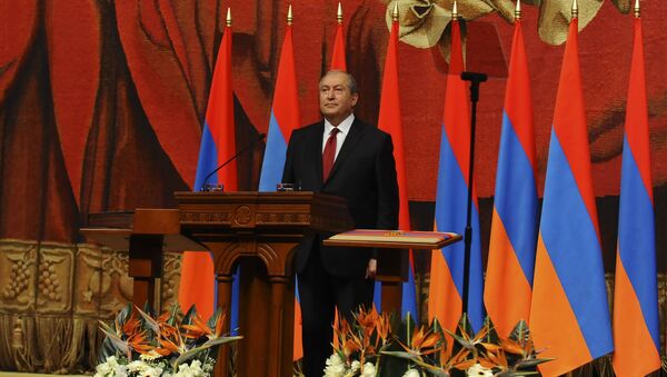 Торжественная клятва Армена Саркисяна на посту президента Армении - Sputnik Армения