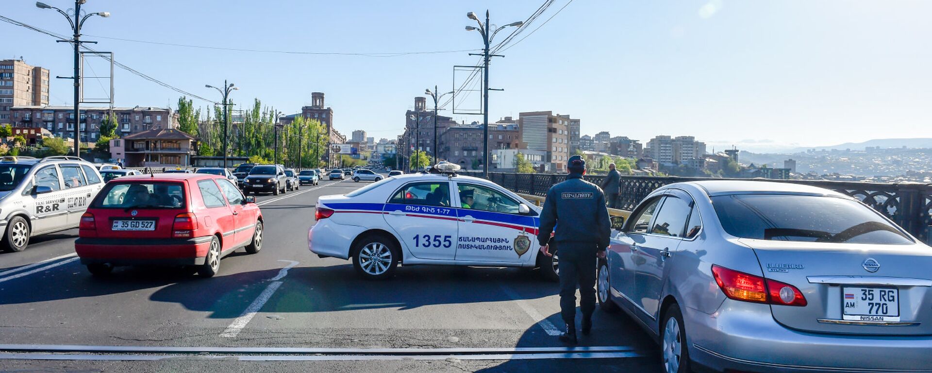 Ситуация на мосту Киевян (16 апреля 2018). Ереван - Sputnik Արմենիա, 1920, 26.04.2021