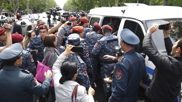 Բողոքի ակցիա 18.04.2018 - Sputnik Արմենիա