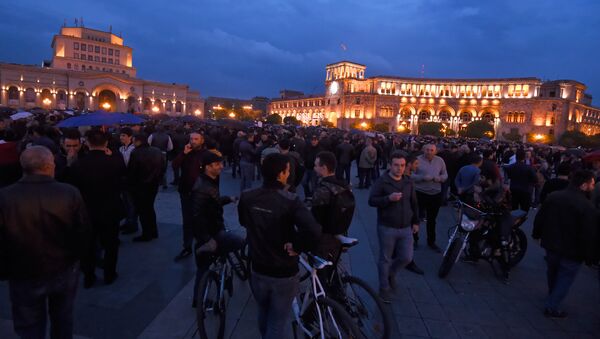 Митинг на Площади Республики (20 апреля 2018). Ереван - Sputnik Արմենիա