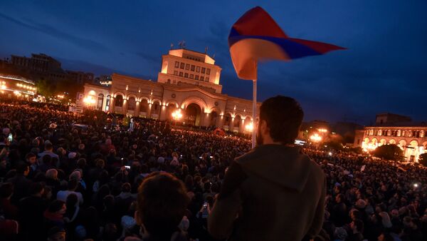 Митинг на Площади Республики (20 апреля 2018). Ереван - Sputnik Армения