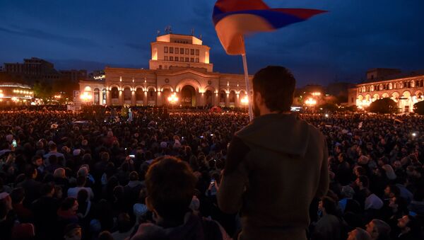 Митинг на Площади Республики (20 апреля 2018). Ереван - Sputnik Армения