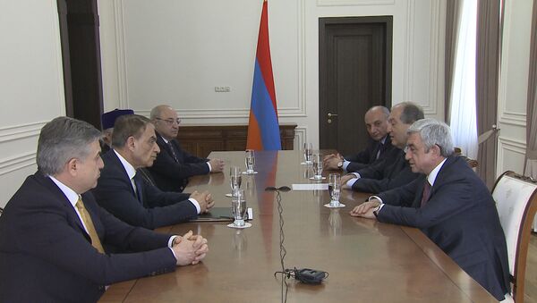 Սերժ Սարգսյանն այսօր խոսել է Ապրիլի 24–ի օրվա վրա ցանկացած բիծ կանխելու մասին։ - Sputnik Արմենիա