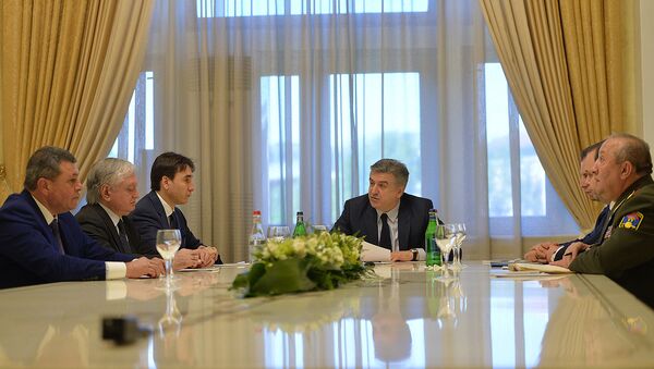 Врио Премьер-министра Армении Карен Карапетян провел заседание Совета Безопасности (24 апреля 2018). Ереван - Sputnik Արմենիա