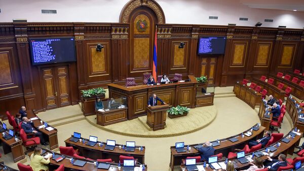 Специальное заседание парламента по выборам нового премьер-министра Армении (1 мая 2018). Еревaн - Sputnik Армения