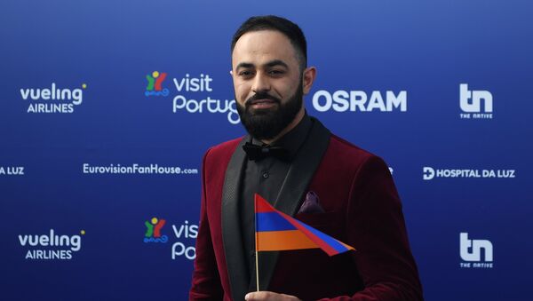 Севак Ханагян на церемонии открытия 63-го международного конкурса песни Евровидение - 2018 (6 мая 2018). Лиссабон, Португалия - Sputnik Армения