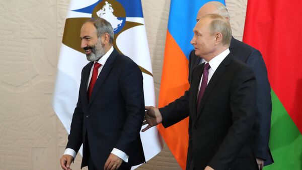 Заседание Высшего Евразийского экономического совета (14 мая 2018). Сочи - Sputnik Արմենիա