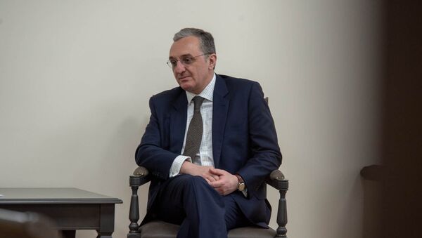 Министр иностранных дел Армении Зограб Мнацаканян - Sputnik Армения