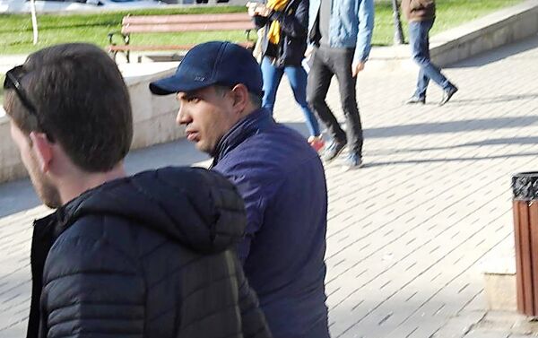 Подозреваемые в избиении журналиста Тирайра Мурадяна Подозреваемые в избиении журналиста Тирайра Мурадяна - Sputnik Армения