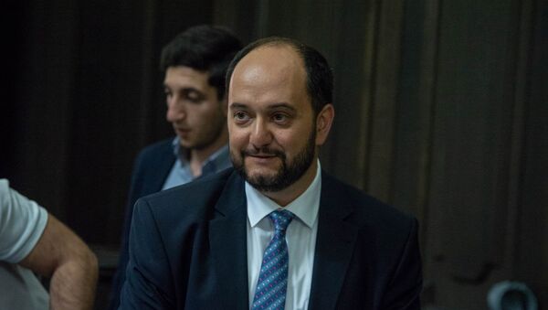 Министр образования и науки Армении Араик Арутюнян на заседании правительства (17 мая 2018). Еревaн - Sputnik Արմենիա