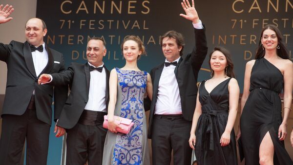 На красной дорожке 71-го Каннского кинофестиваля перед премьерой фильма Айка (18 мая 2018). Канны, Франция - Sputnik Армения