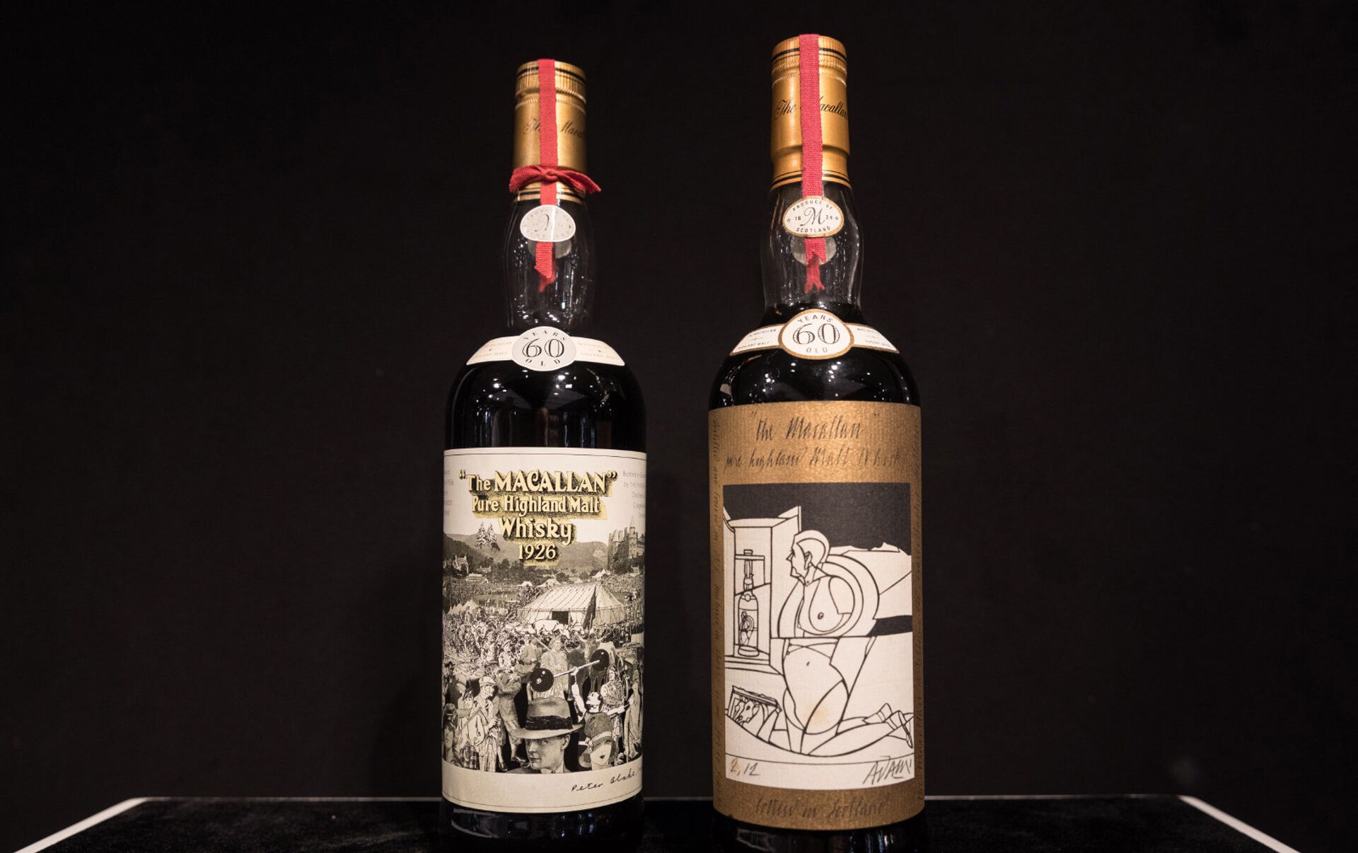Самая дорогая бутылка виски в мире Macallan 1926