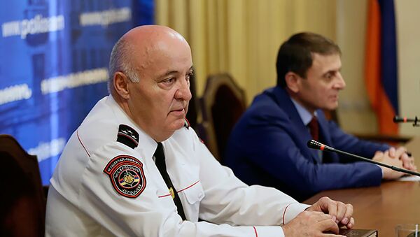 Начальник полиции Валерий Осипян представил нового заместителя Агаси Киракосяна (23 мая 2018). Еревaн - Sputnik Армения