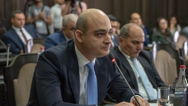 Ишхан Карапетян на заседании правительства Армении (24 мая 2018). Еревaн - Sputnik Армения