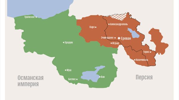 Карта Первой республики Армения - Sputnik Армения
