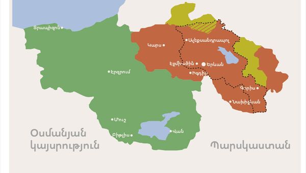 Հայաստանի Առաջին Հանրապետության քարտեզը - Sputnik Արմենիա