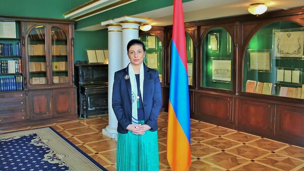 Супруга посла Армении в России Мери Тоганян - Sputnik Армения