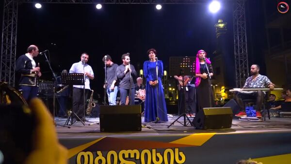 Песня Сари Ахчик на фестивале Kavkaz Jazz Fest - Sputnik Армения