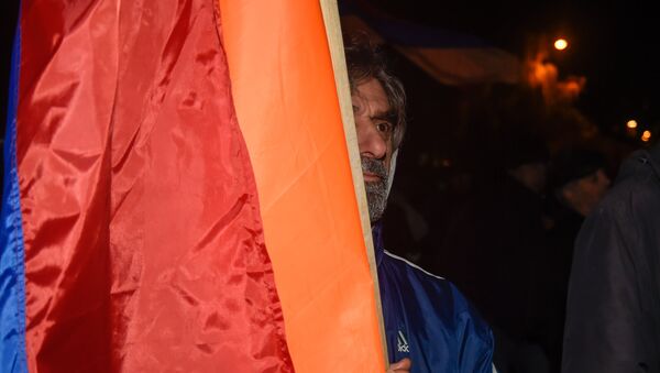 Митинг оппозиционного фронта «Новая Армения» в Ереване - Sputnik Армения