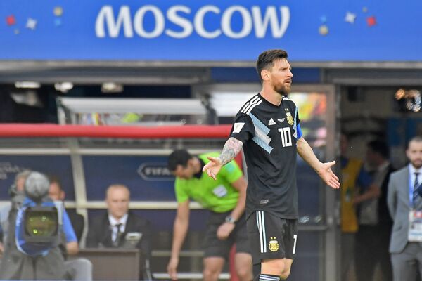 Футбольный матч между сборными Аргентины и Исландии (16 июня 2018). Москвa - Sputnik Армения