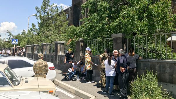 Акция протеста в поддержку задержанного депутата Манвела Григоряна (17 июня 2018). Ереван - Sputnik Արմենիա