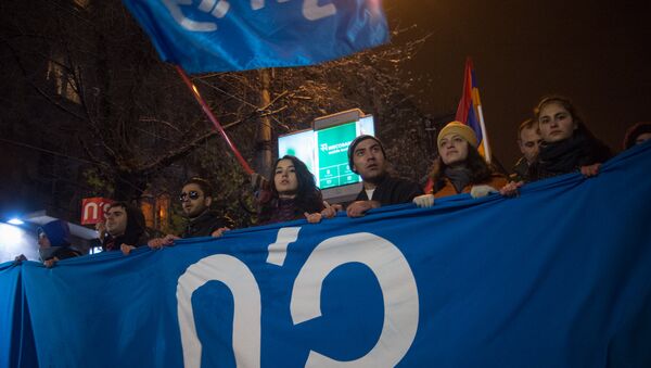 Митинг оппозиционных движений Нет и Новая Армения - Sputnik Արմենիա
