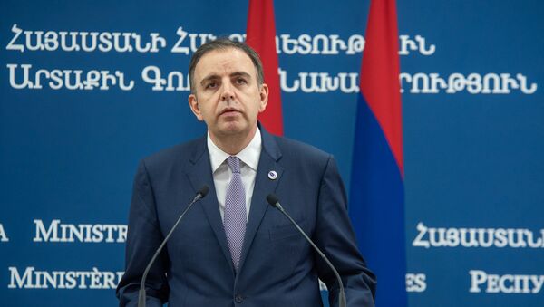 Заместитель министра иностранных дел Армении Карен Назарян - Sputnik Արմենիա