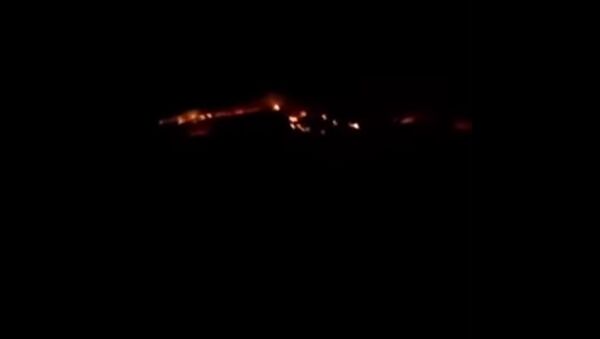 Пожар на передовых ВС Азербайджана - Sputnik Армения