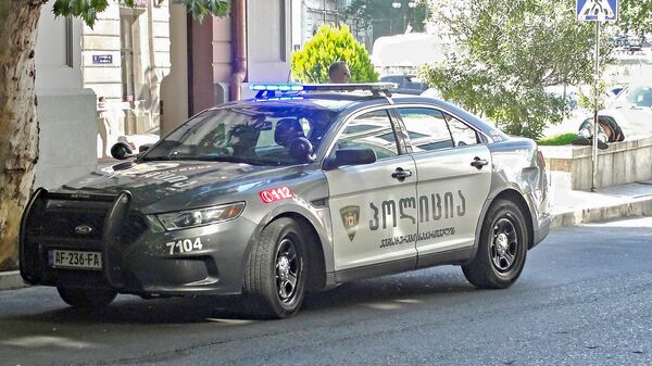 Полицейский автомобиль в Тбилиси - Sputnik Армения