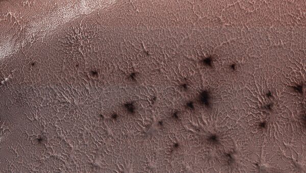 Снимок поверхности Марса сделанный с помощью автоматической многофункциональной межпланетной станции Mars Reconnaissance Orbiter - Sputnik Արմենիա