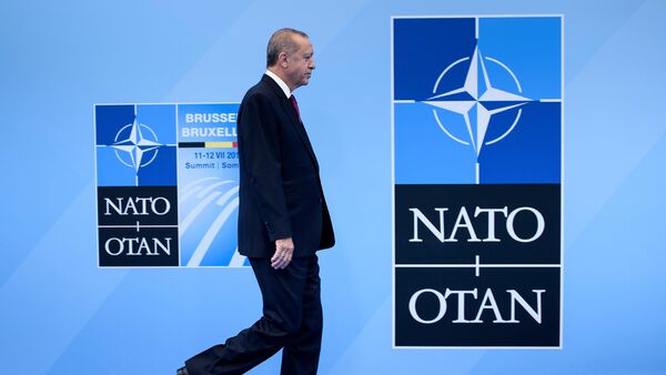 Президент Турции Реджеп Тайип Эрдоган прибыл в Брюссель для участия в саммите глав государств и правительств стран НАТО - Sputnik Армения