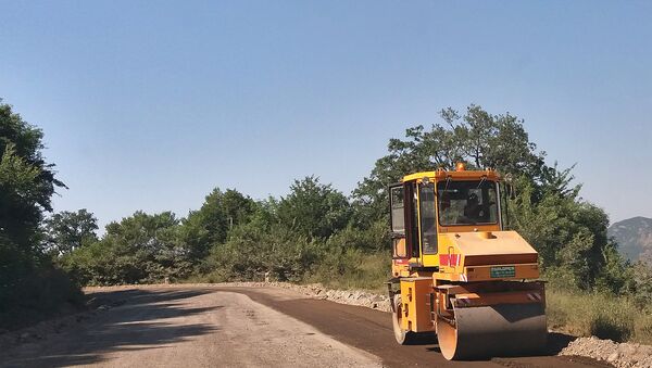 Процесс реконструкции автодороги Воскепар - Ноемберян - Sputnik Արմենիա