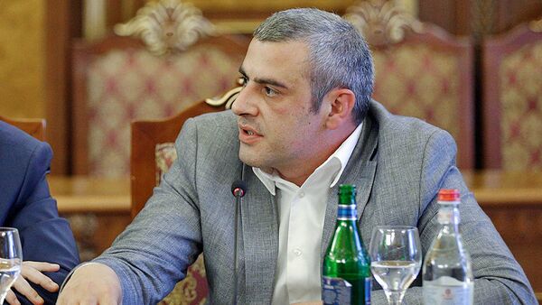 Акоб Авагян на совещании по вопросам малого и среднего бизнеса (29 июня 2018). Еревaн - Sputnik Армения