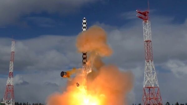 Запуск ракеты «Сармат» с космодрома «Плесецк» - Sputnik Արմենիա
