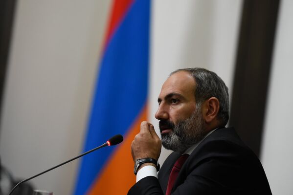 Пресс-конференция премьер-министра Армении Никола Пашиняна (20 июля 2018). Еревaн - Sputnik Армения