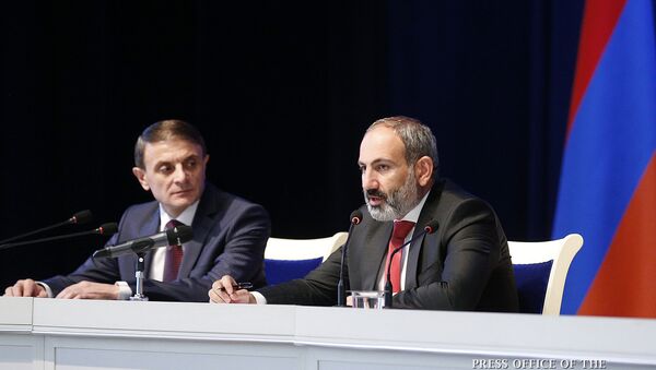 Премьер-министр Армении Никол Пашинян на заседании коллегии Полиции Армении - Sputnik Армения
