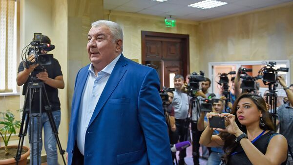Юрий Хачатуров в здании специальной следственной службы Армении (26 июля 2018). Еревaн - Sputnik Армения