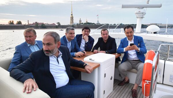 Неформальная встреча участников заседания Евразийского межправительственного совета ЕАЭС (26 июля 2018). Санкт-Петербург - Sputnik Армения