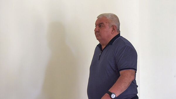Юрий Хачатуров в здании суда Первой инстанции административного района Шенгавит (27 июля 2018). Еревaн - Sputnik Армения