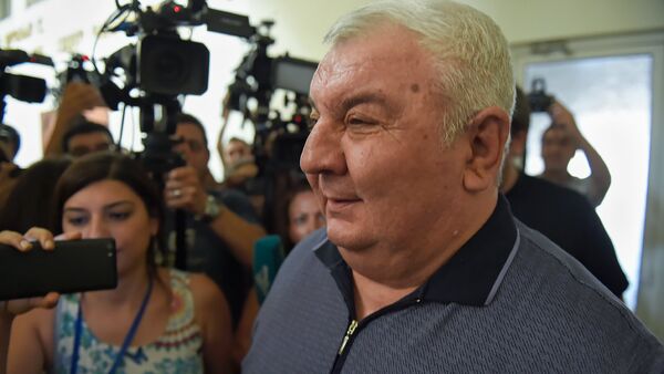 Юрий Хачатуров в здании суда Первой инстанции административного района Шенгавит (27 июля 2018). Еревaн - Sputnik Արմենիա