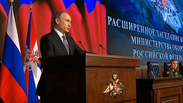 LIVE: Расширенная коллегия Минобороны РФ с участием Владимира Путина - Sputnik Армения