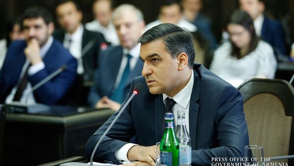 Омбудсмен Арман Татоян на заседании правительства Армении (2 августа 2018). Еревaн - Sputnik Армения
