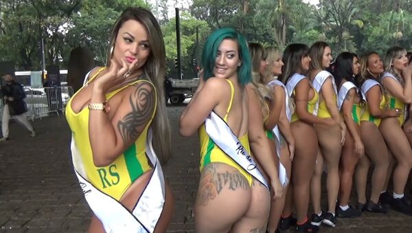 Конкурс Мисс бум-бум-2018 в Бразилии - Sputnik Армения